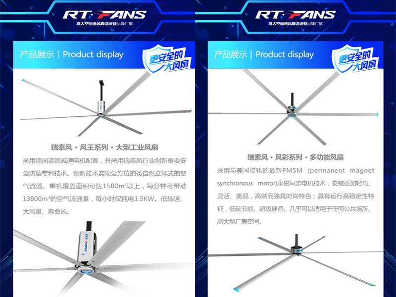 瑞泰风品牌通风降温,瑞泰风工业大吊扇,湖北工业大风扇,瑞泰风大型工业吊扇,瑞泰风大型工业风扇,武汉工业风扇