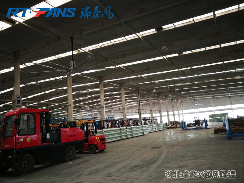 厂房通风降温  湖北工业大风扇  工业大吊扇  大型工业吊扇  大型工业风扇