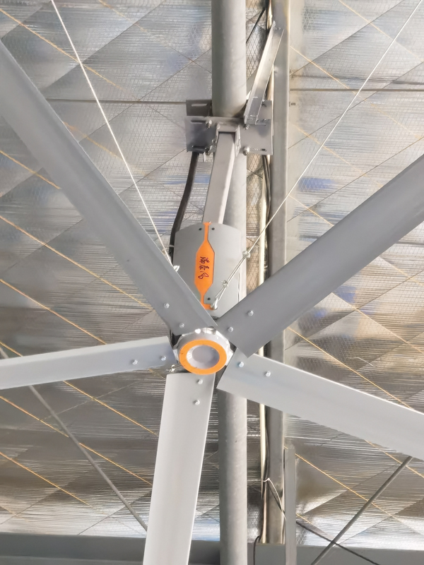 大型工业吊扇模拟自然风，生产不疲劳，超舒适