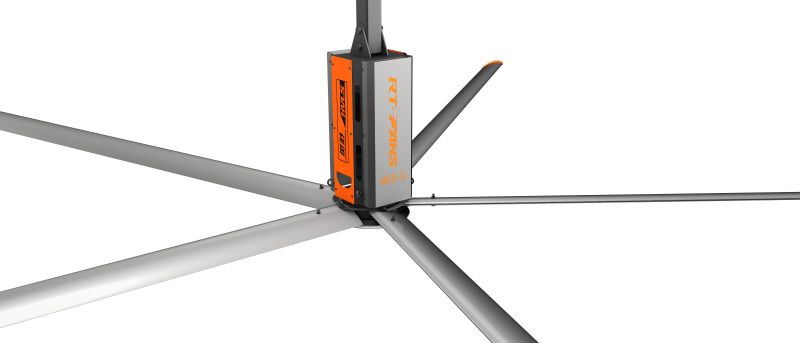 大型工业吊扇，一款帮您赚钱的高大空间降温通风利器！瑞兆为您提供高大空间降温完美解决方案。